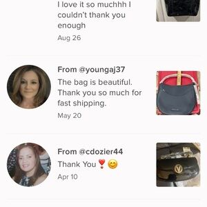 Coach Black Leather Bag